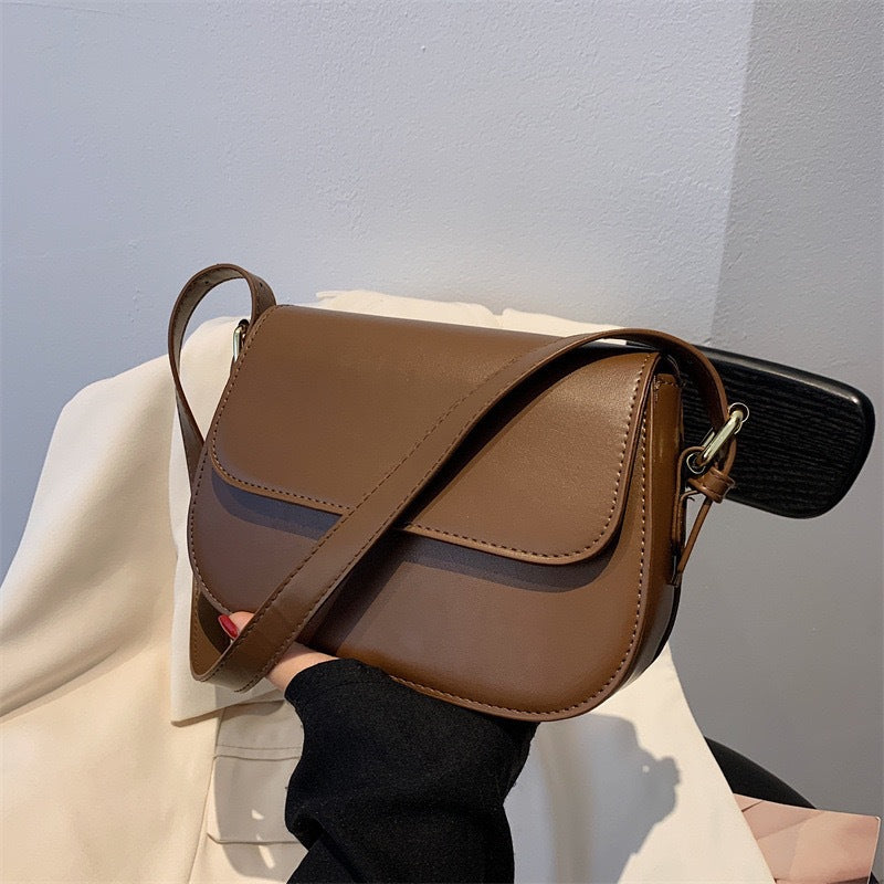 High-quality small bag women's bag 2024 new trendy fashion temperament simple one-shoulder crossbody bag retro small square bag